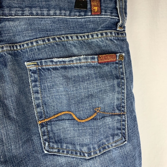 7 For all Mankind Extra Long Bootcut Jeans - Picture 7 of 8
